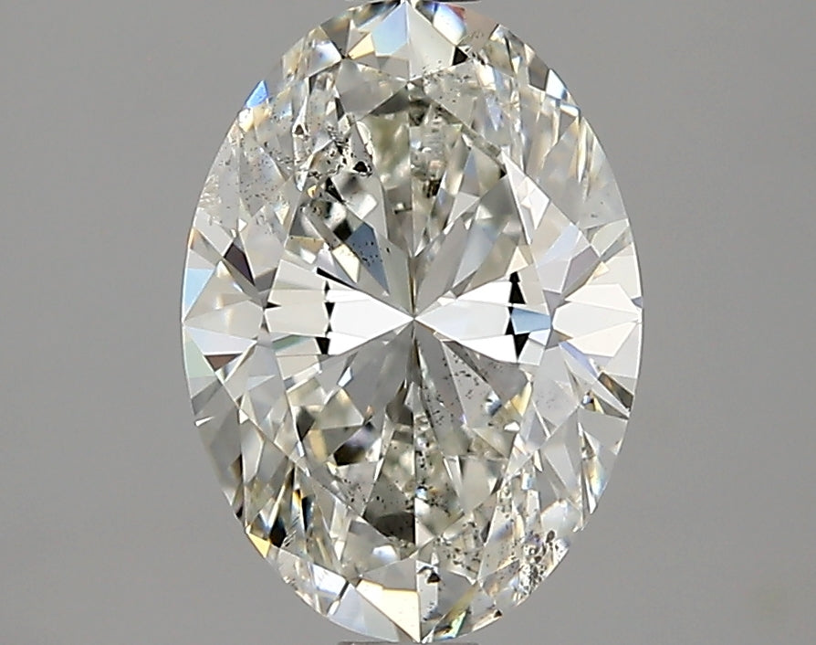 1.7ct Oval Natural Diamond — H SI2, GIA Certified