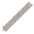 Fancy Color and White Diamond Carpet Bracelet in 18K White Gold view 3