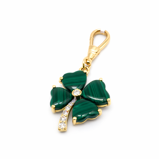 Good Luck Clover Charm Pendant (Lab Grown)