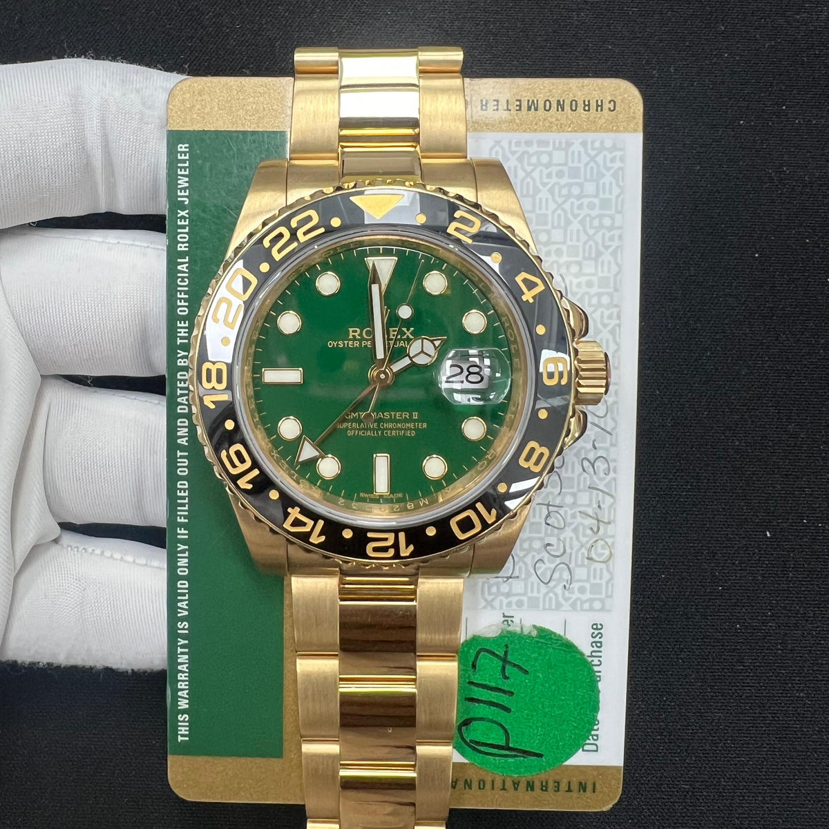 ROLEX GMT MASTER II 116718LN — view 3 — Laura Milman New York