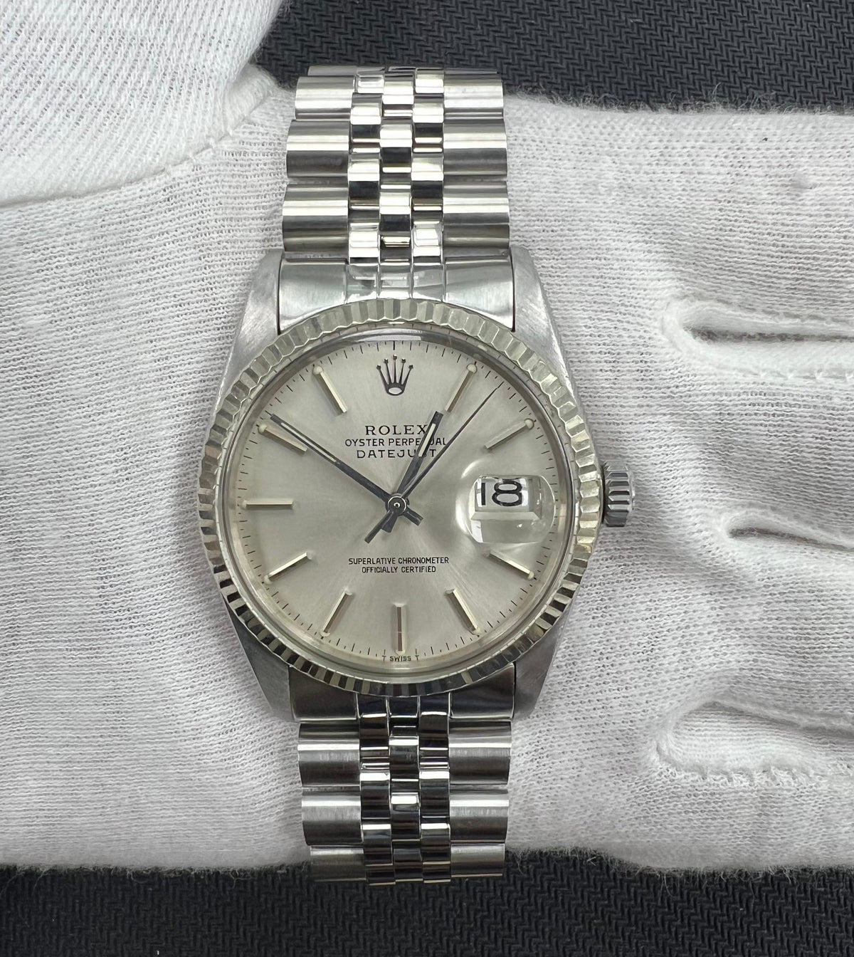 ROLEX DATEJUST 1601 — view 2 — Laura Milman New York