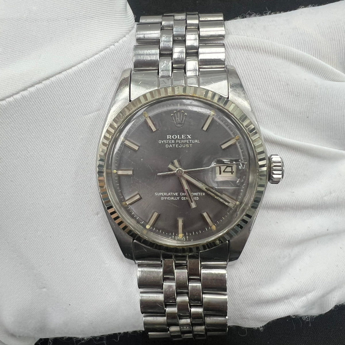 ROLEX DATEJUST 1601 — view 2 — Laura Milman New York