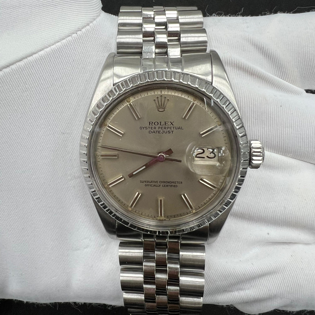 ROLEX DATEJUST 1603 — view 2 — Laura Milman New York