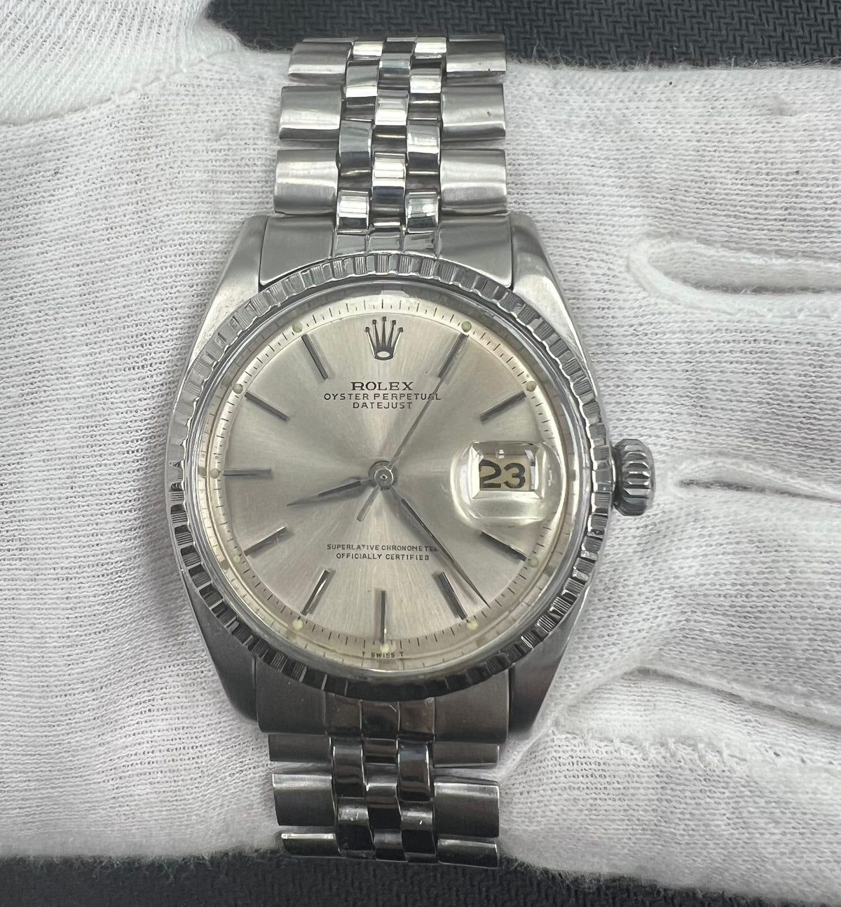 ROLEX DATEJUST 1603 — view 2 — Laura Milman New York