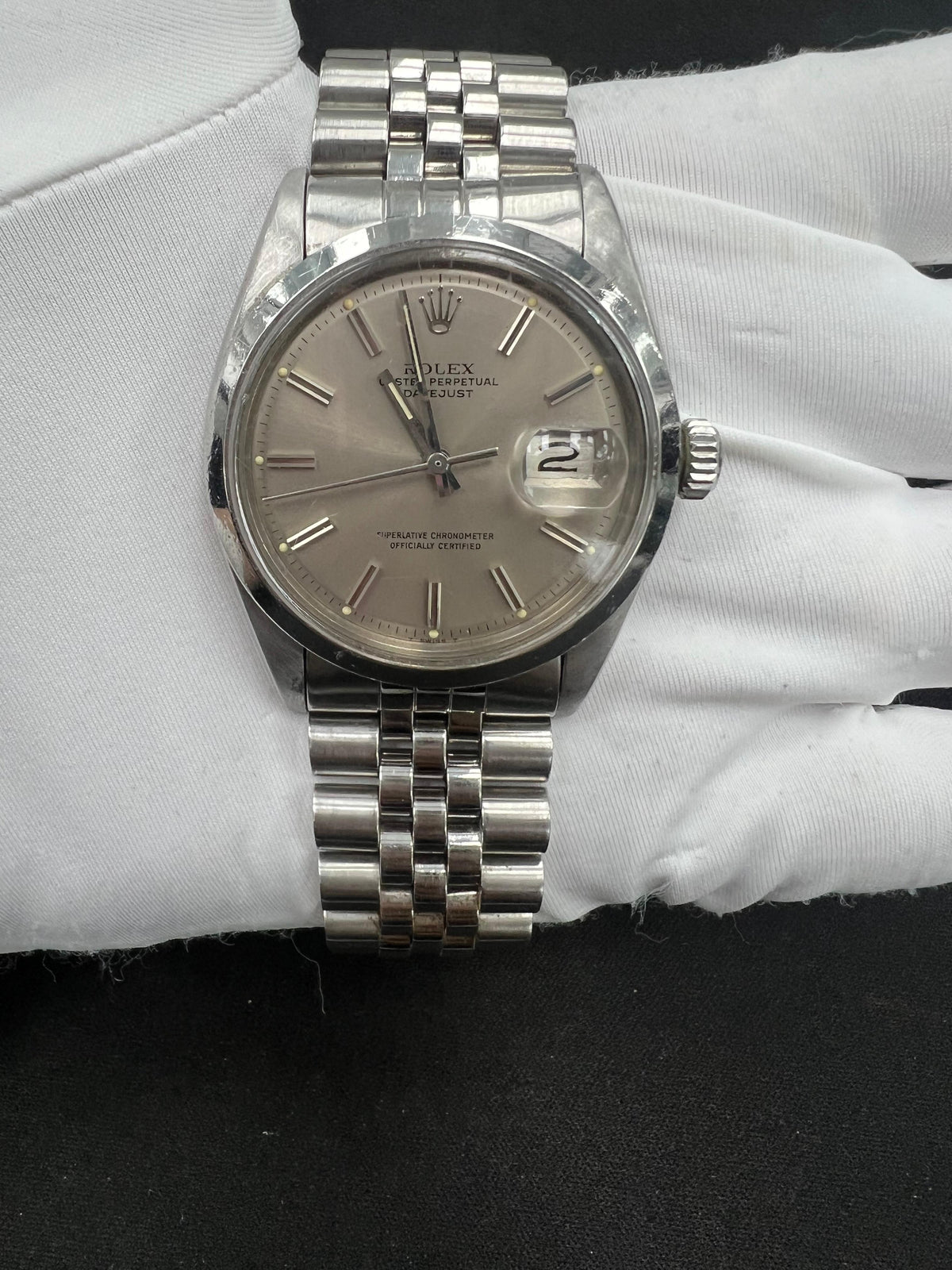 ROLEX DATEJUST 1600 — view 2 — Laura Milman New York