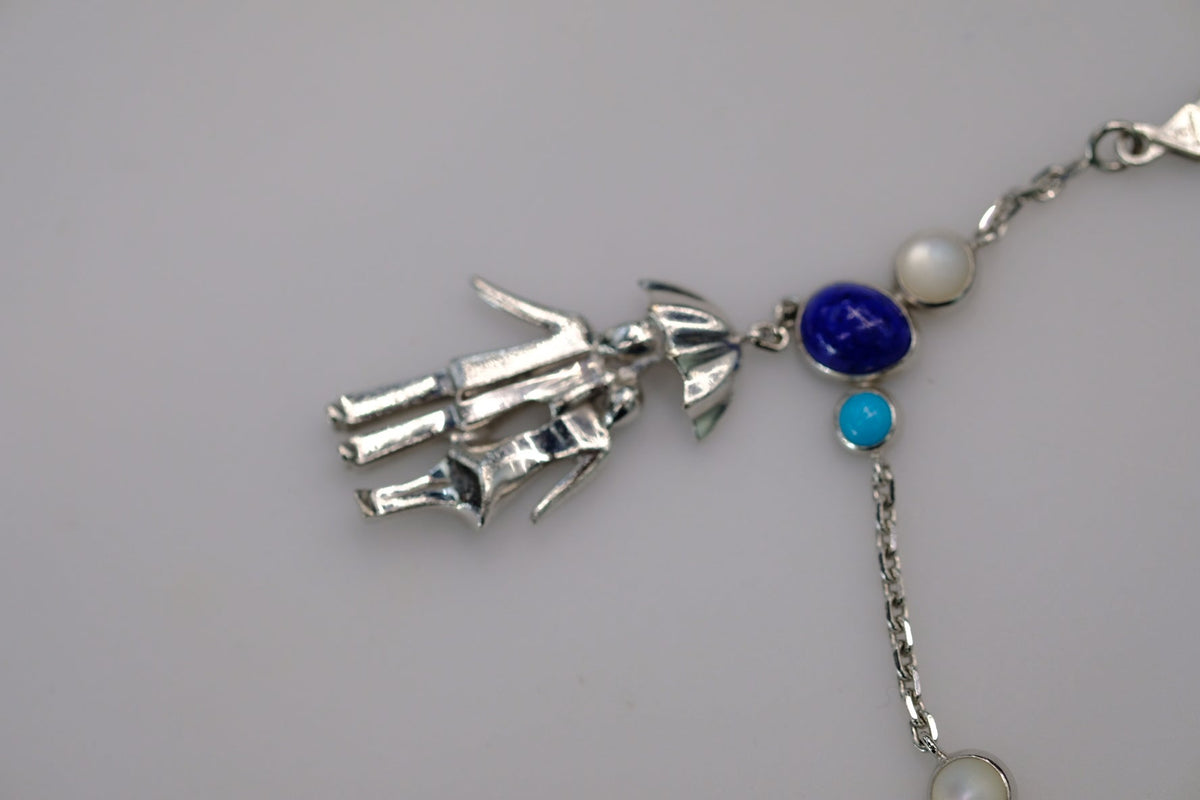 Van Cleef & Arpels 18K White Gold Romance In Paris Charm Bracelet — view 9 — Laura Milman New York