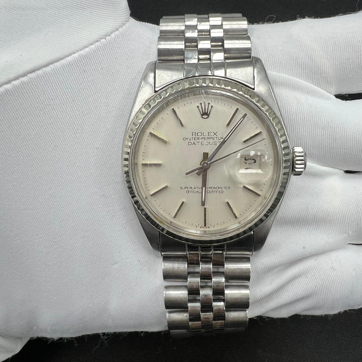 ROLEX DATEJUST 1601 — view 2 — Laura Milman New York