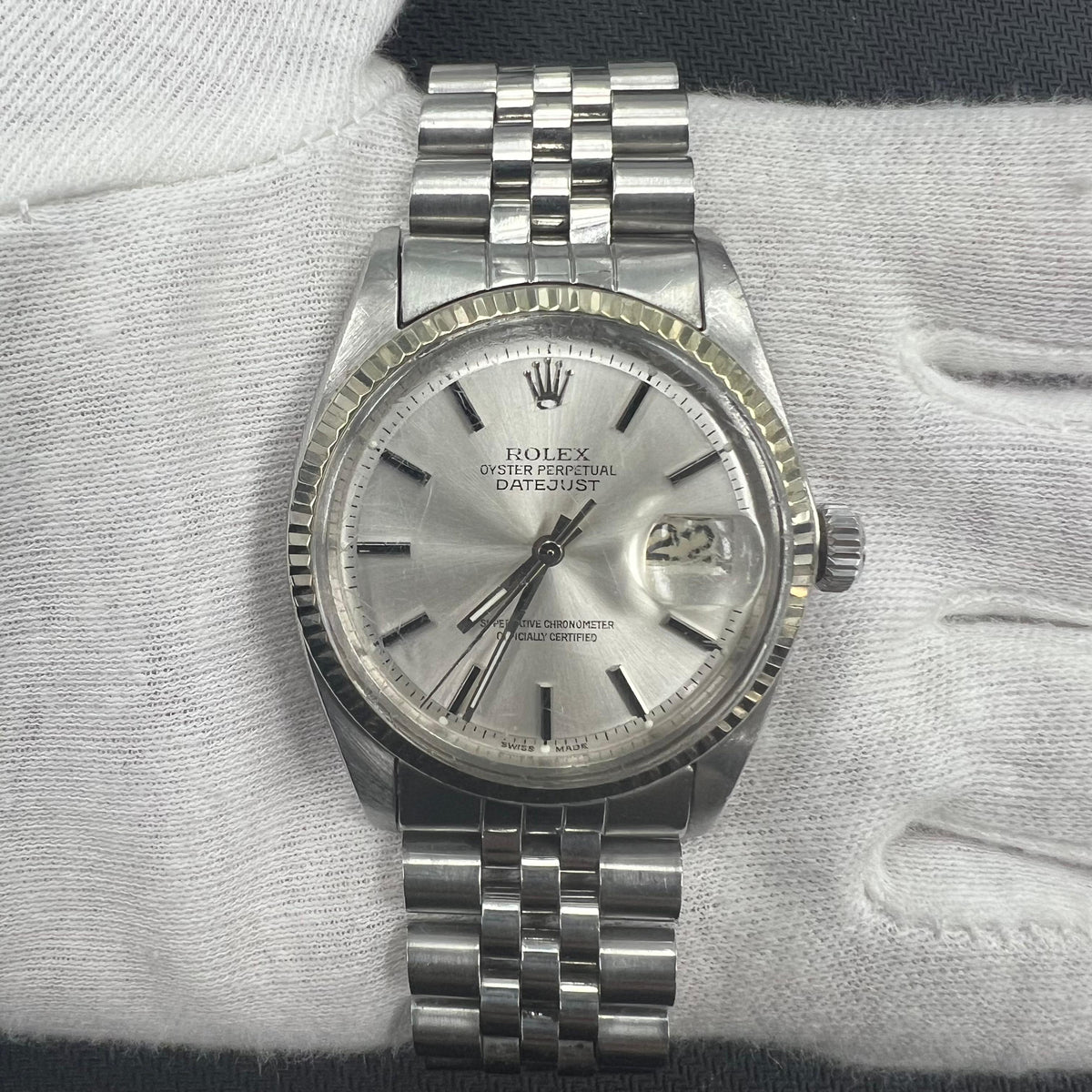 ROLEX DATEJUST 1601 — view 2 — Laura Milman New York