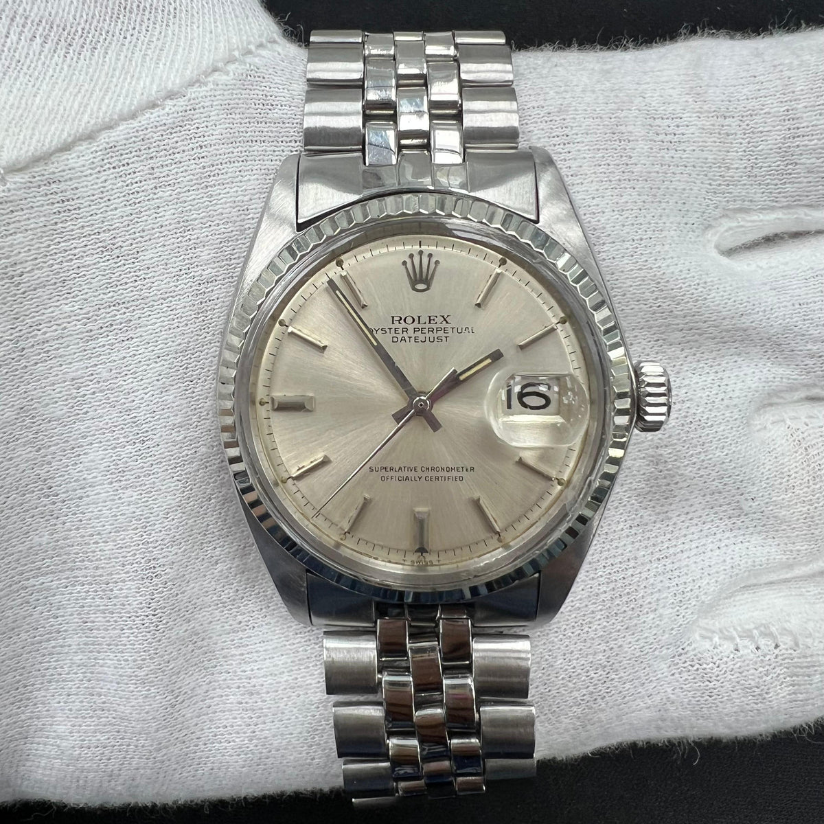 ROLEX DATEJUST 1601 — view 2 — Laura Milman New York