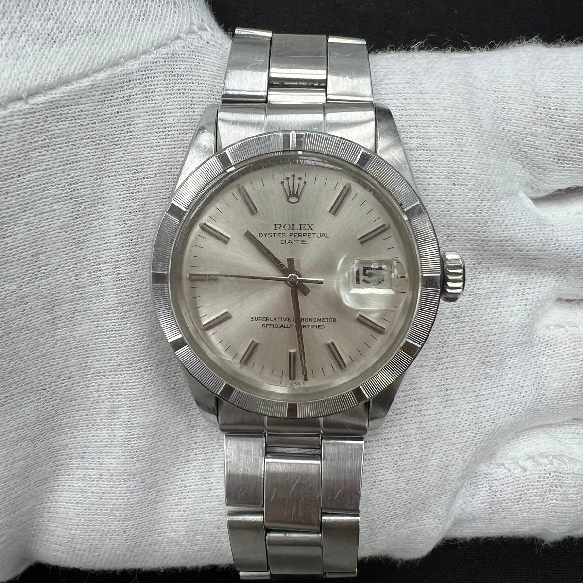 ROLEX OYSTER PERPETUAL DATE 1500 — view 2 — Laura Milman New York