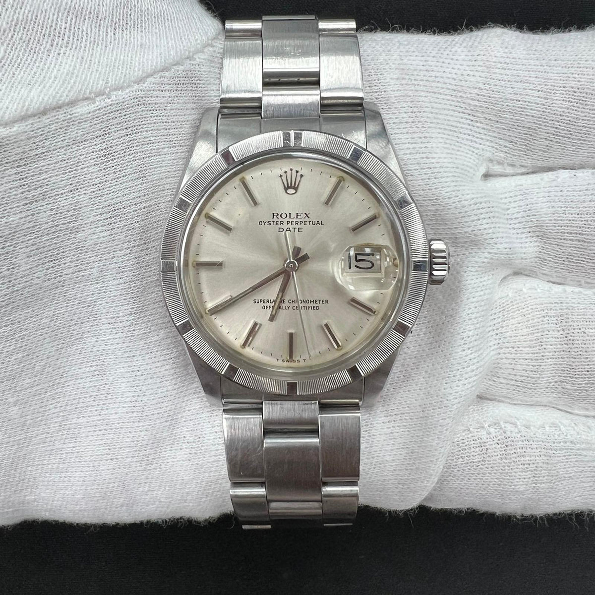 ROLEX OYSTER PERPETUAL DATE 1500 — view 2 — Laura Milman New York