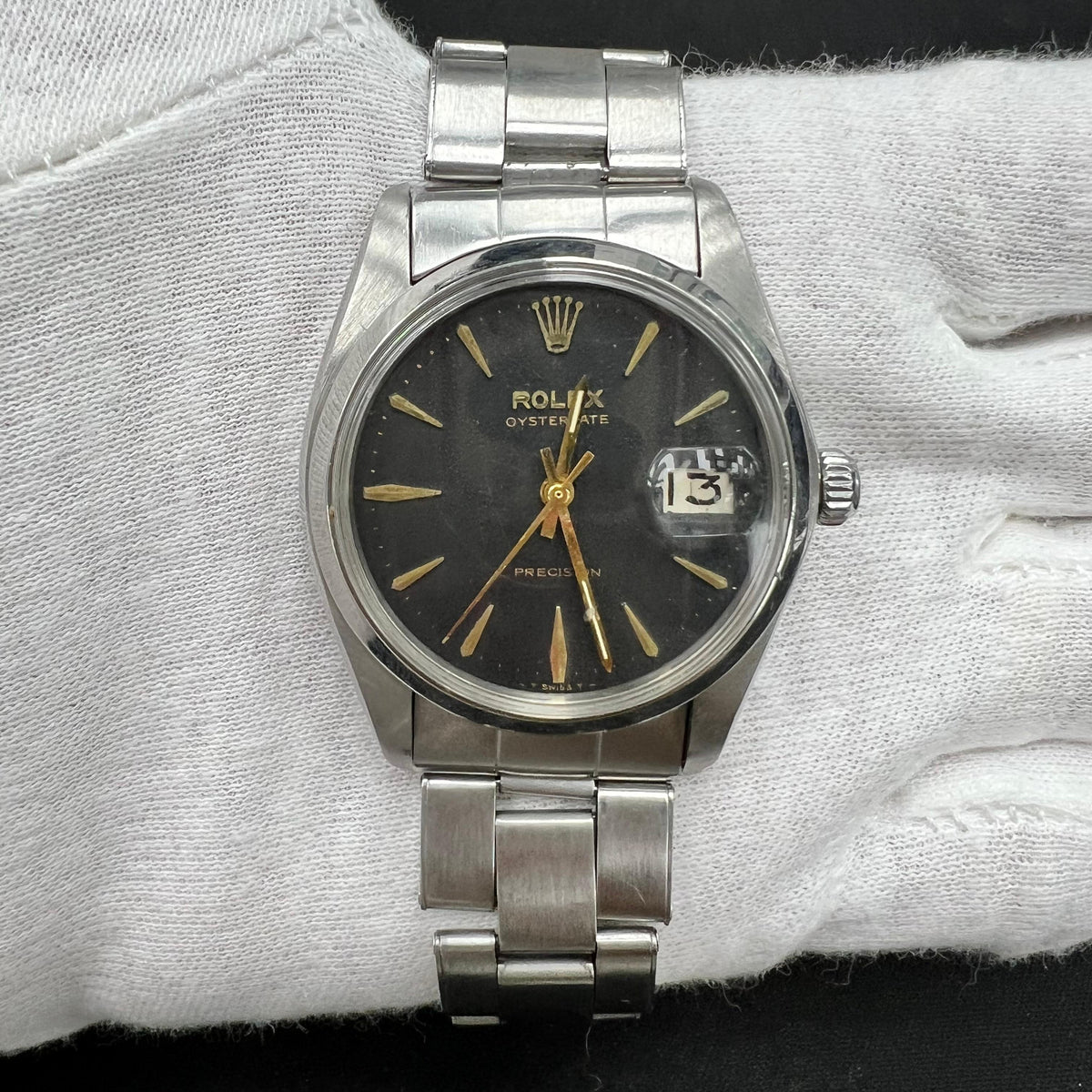 ROLEX PRECISION 6694BK — view 2 — Laura Milman New York
