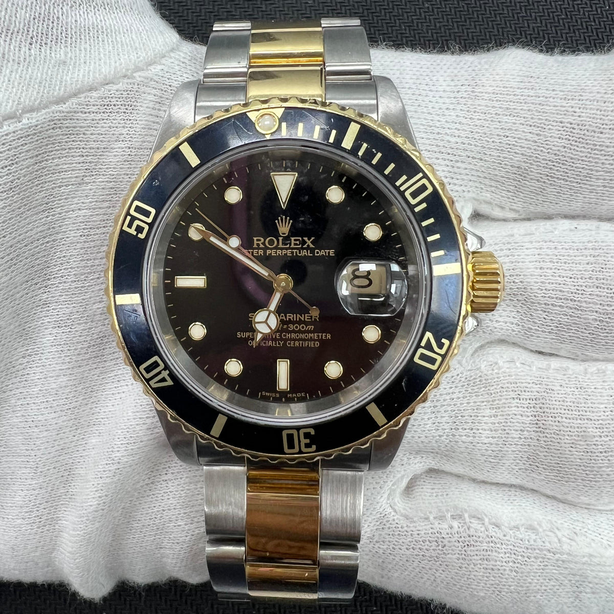 ROLEX SUBMARINER DATE 16613 — view 2 — Laura Milman New York