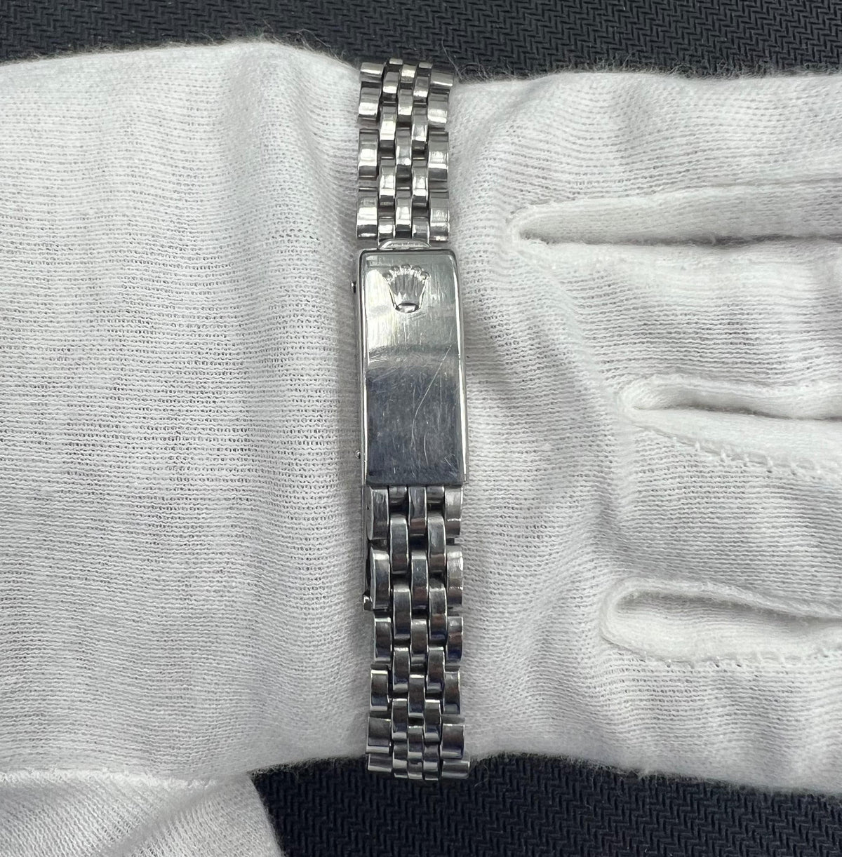 ROLEX OYSTER PERPETUAL DATE 6524BL — view 3 — Laura Milman New York