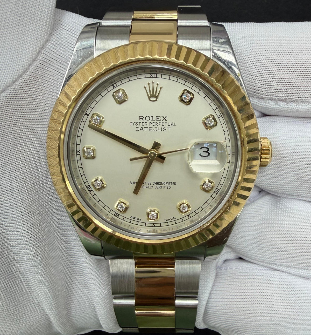 ROLEX DATEJUST II 116333 — view 2 — Laura Milman New York