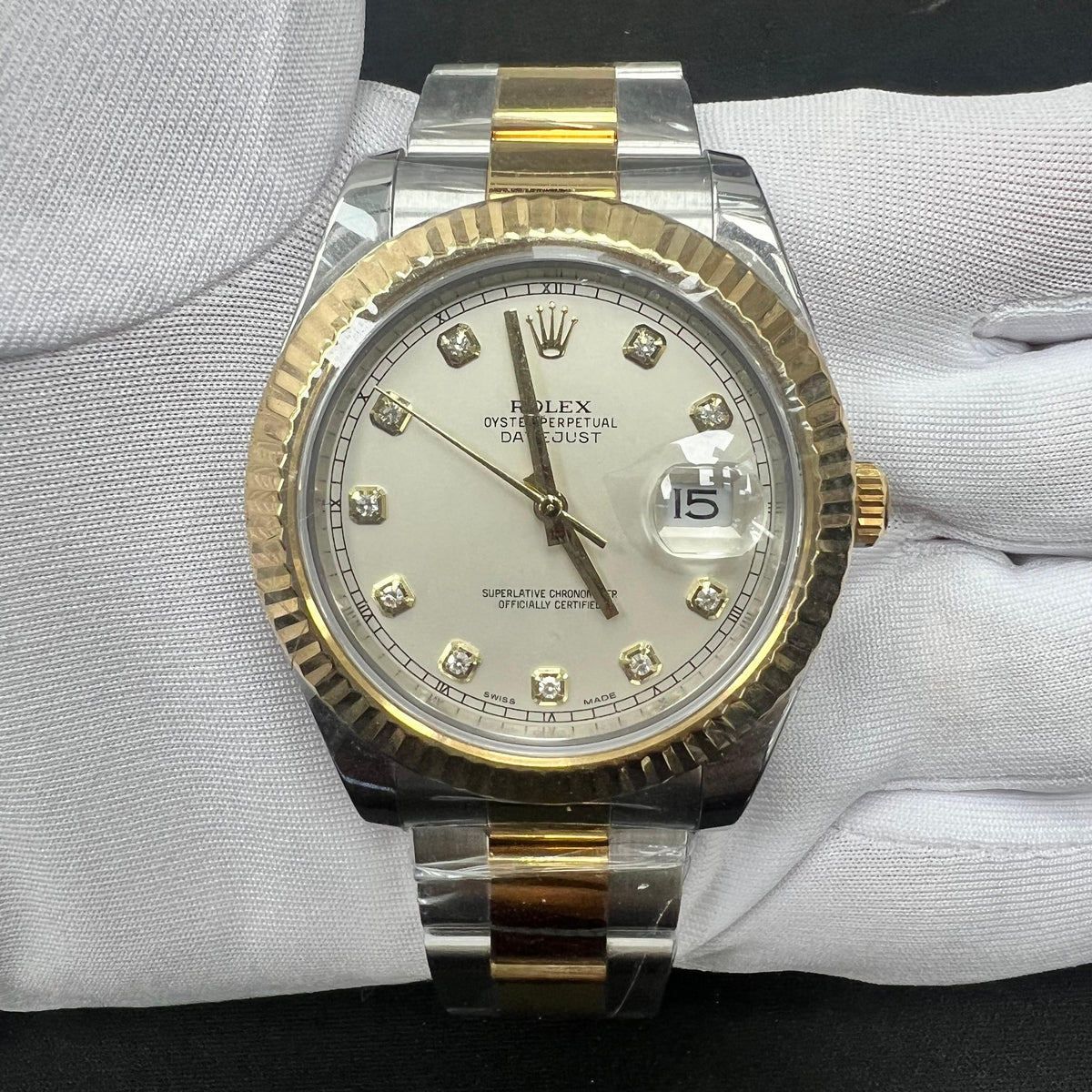 ROLEX DATEJUST II 116333 — view 2 — Laura Milman New York