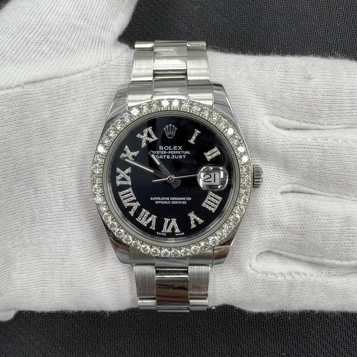 ROLEX DATEJUST II 116300 — view 2 — Laura Milman New York