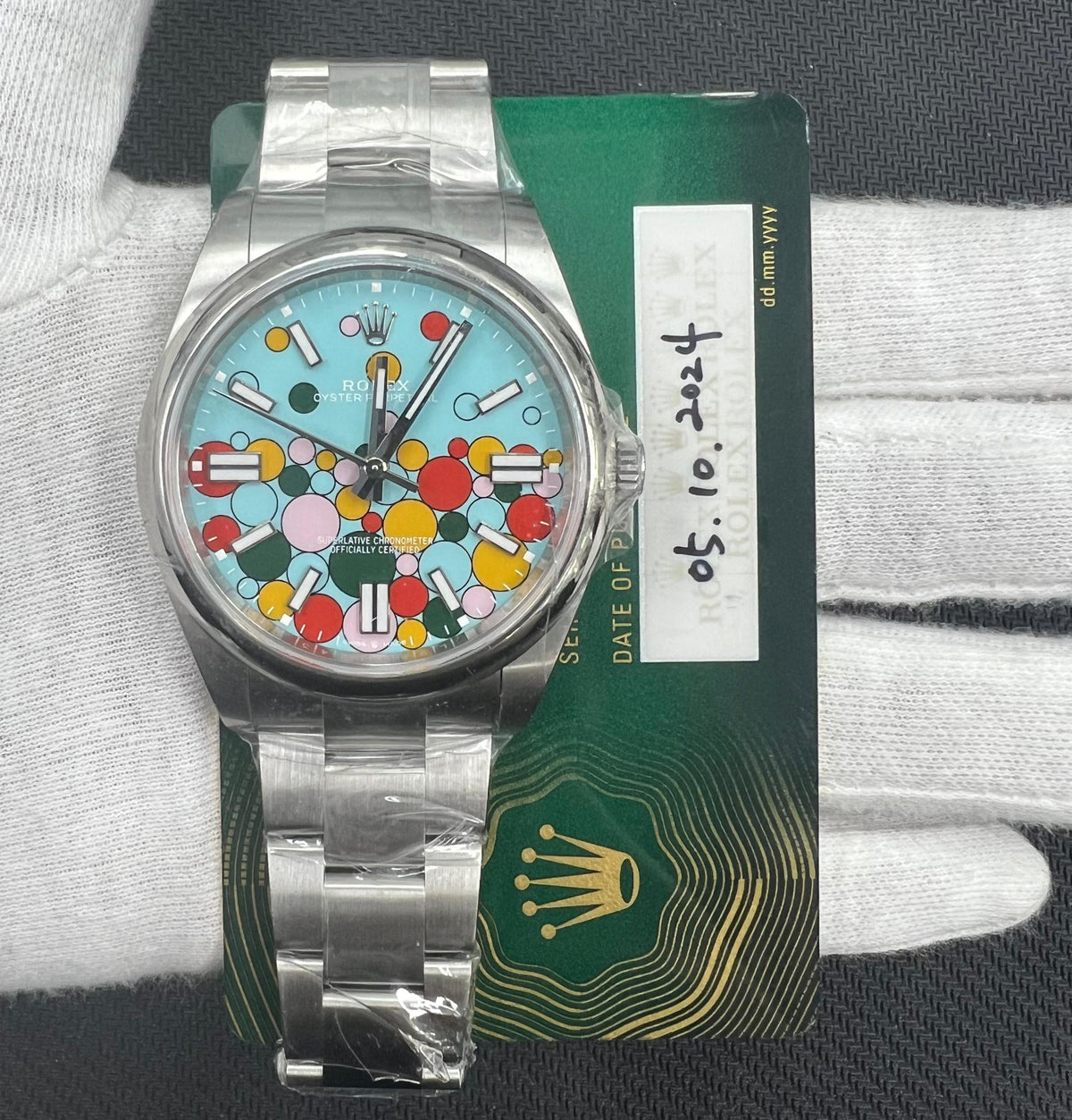 ROLEX OYSTER PERPETUAL 124300 — view 3 — Laura Milman New York