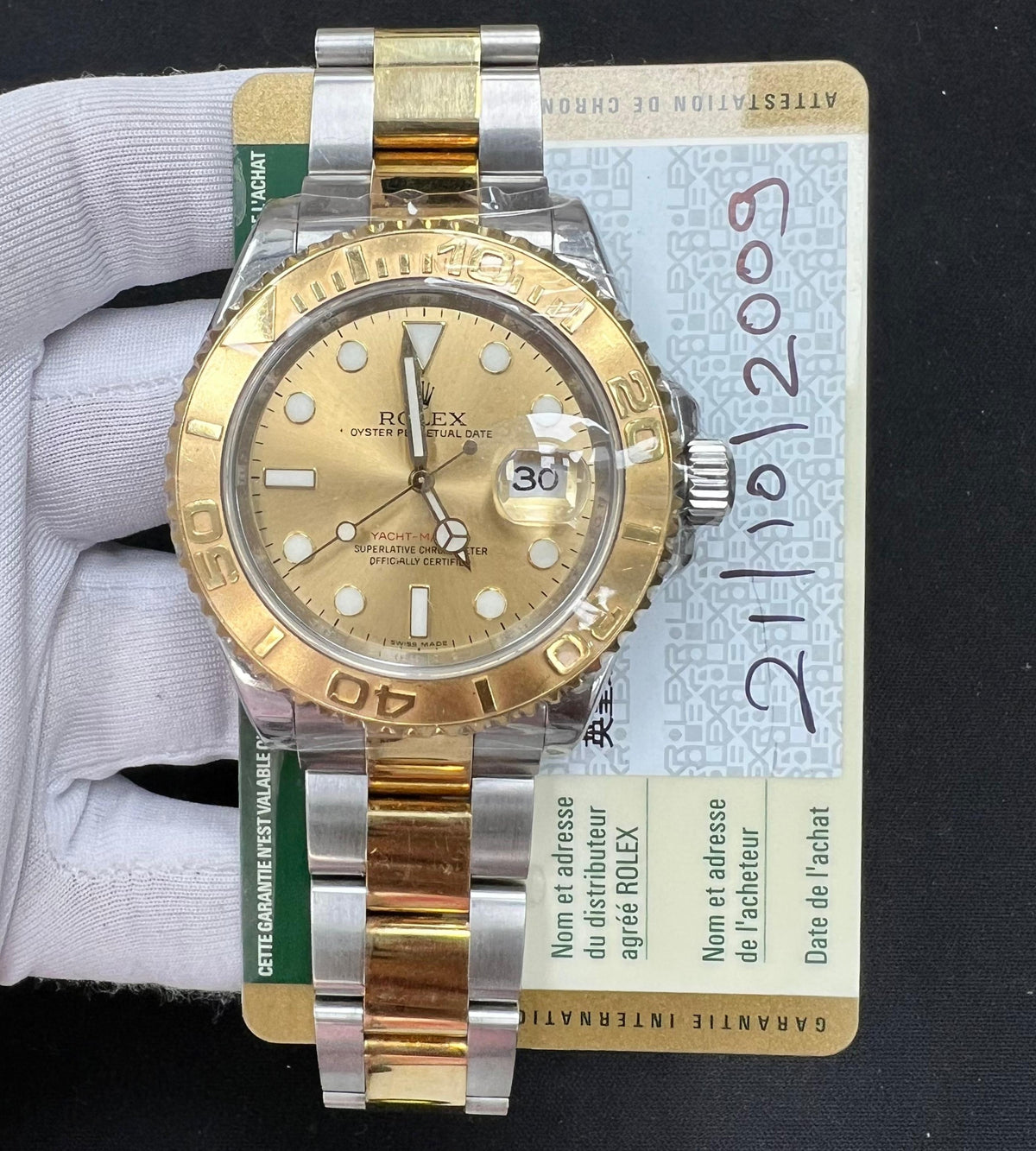 ROLEX YACHTMASTER 16623 — view 3 — Laura Milman New York