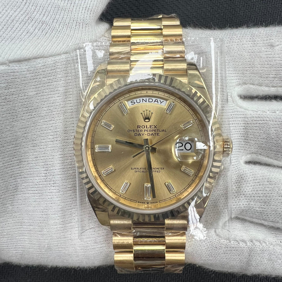 ROLEX DAY-DATE 228238 — view 2 — Laura Milman New York