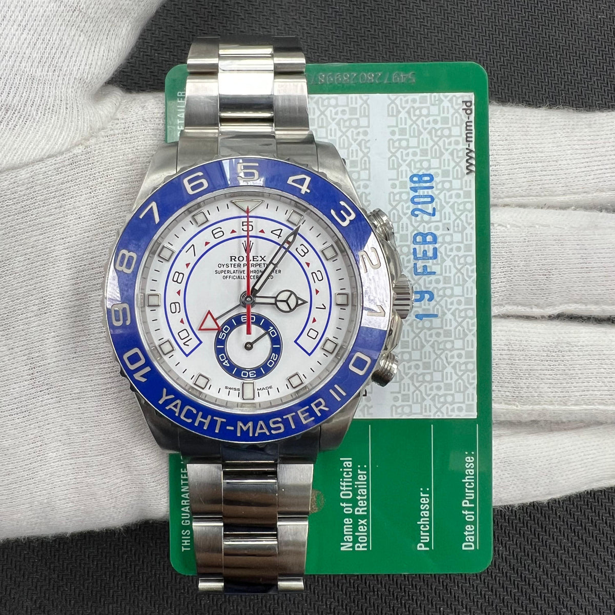 ROLEX YACHT-MASTER II 116680 — view 3 — Laura Milman New York
