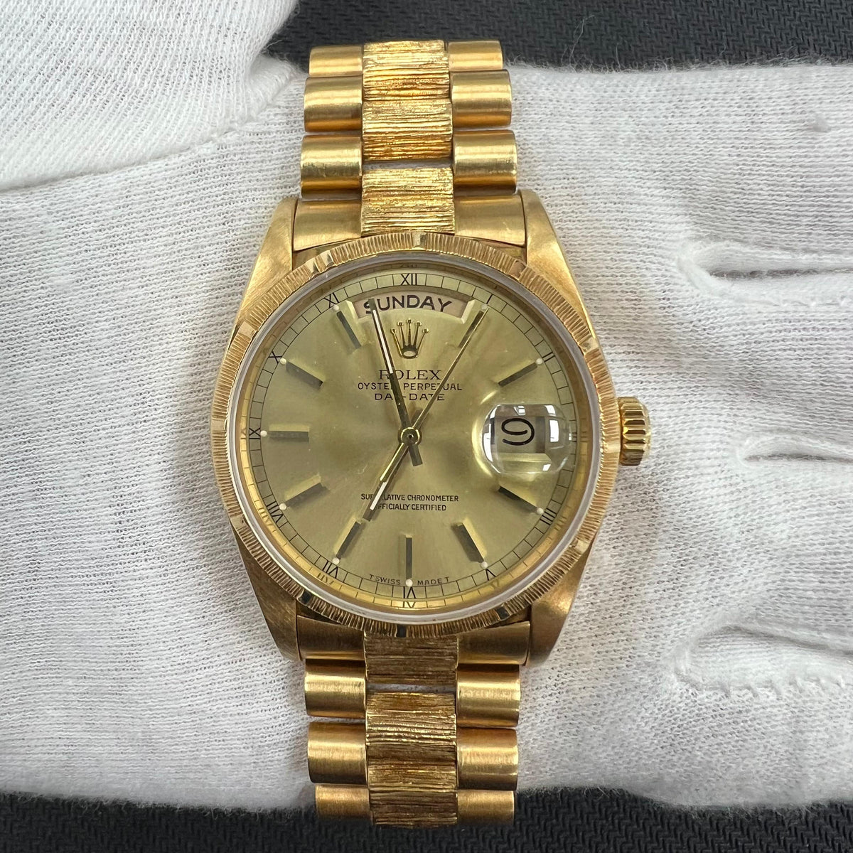 ROLEX DAY-DATE 18248 — view 2 — Laura Milman New York