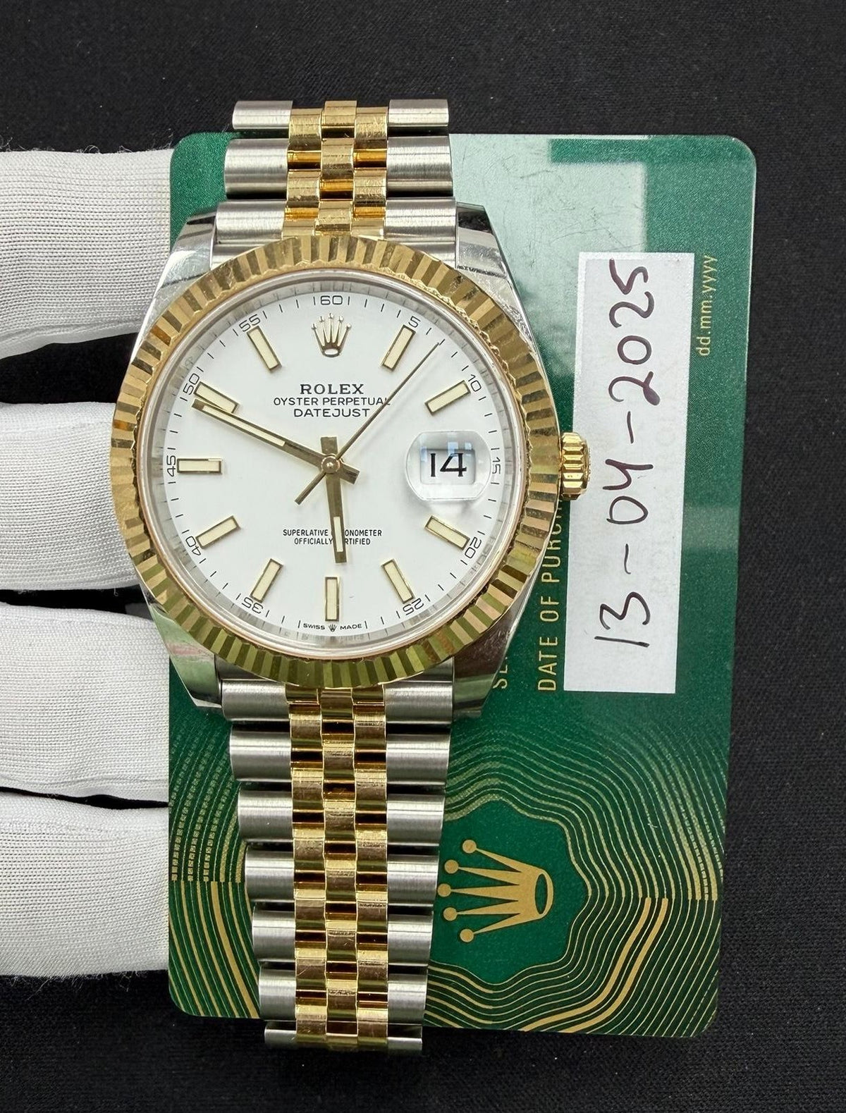 ROLEX DATEJUST 126333 — view 3 — Laura Milman New York