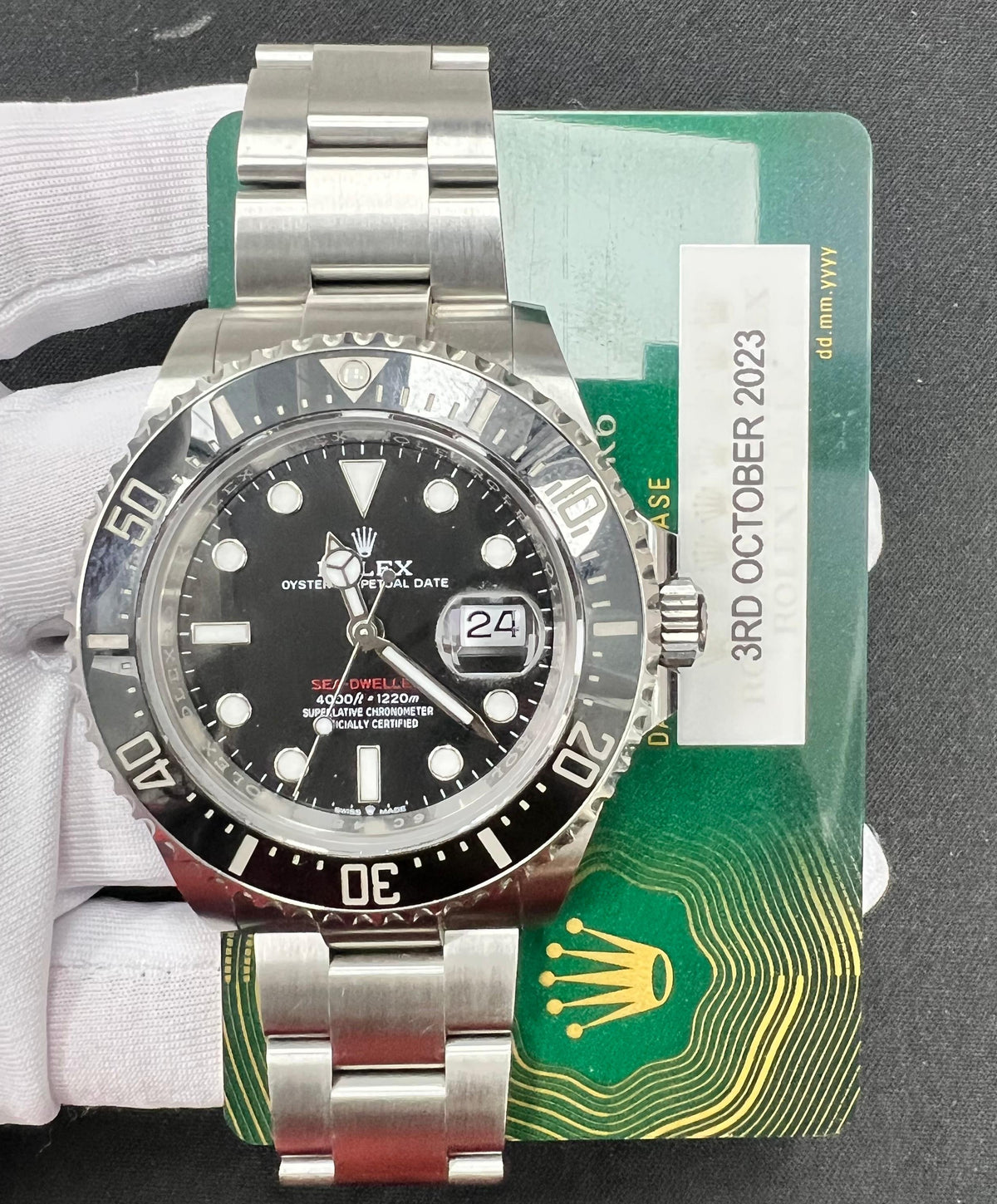 ROLEX SEA DWELLER 126600 — view 3 — Laura Milman New York