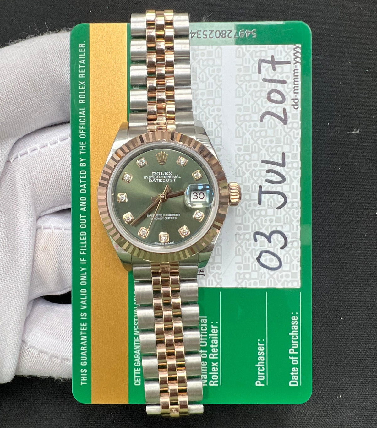 ROLEX LADY DATE JUST 279171 — view 3 — Laura Milman New York