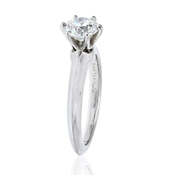 Pre-Owned Tiffany & Co. Six Prong Classic 0.91ct I VS2 Solitaire Engagement Ring view 2 - Tiffany & Co.