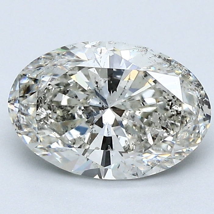 1.5ct Oval Natural Diamond — I SI2, GIA Certified