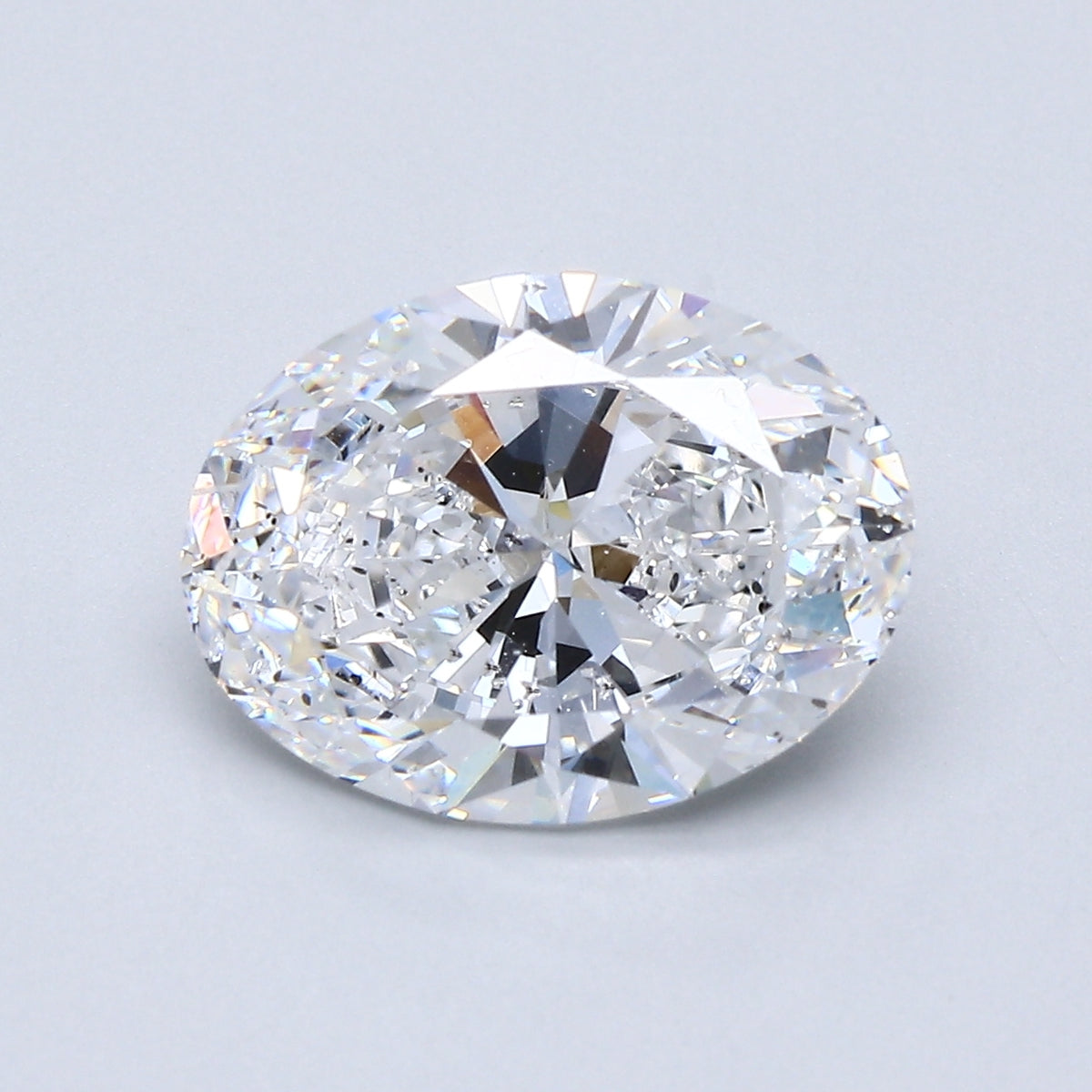 3.5ct Oval Natural Diamond — D SI2, GIA Certified