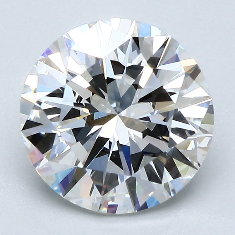 2.86ct Round Natural Diamond — F VS1, GIA Certified