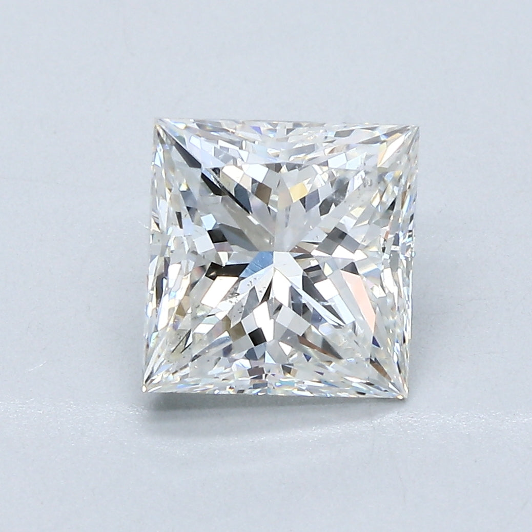 2.52ct Princess Natural Diamond — H SI1, GIA Certified