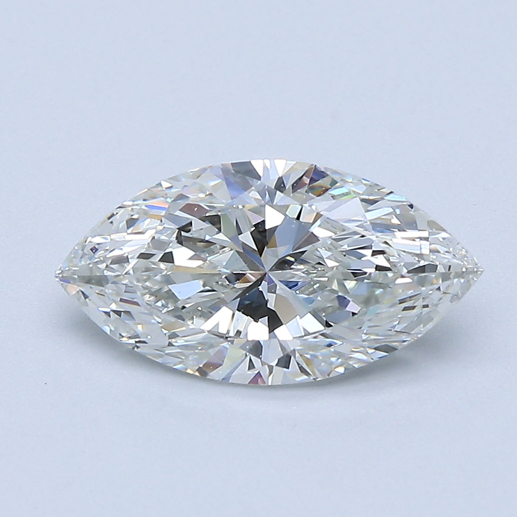 1.7ct Marquise Natural Diamond — H VS1, GIA Certified