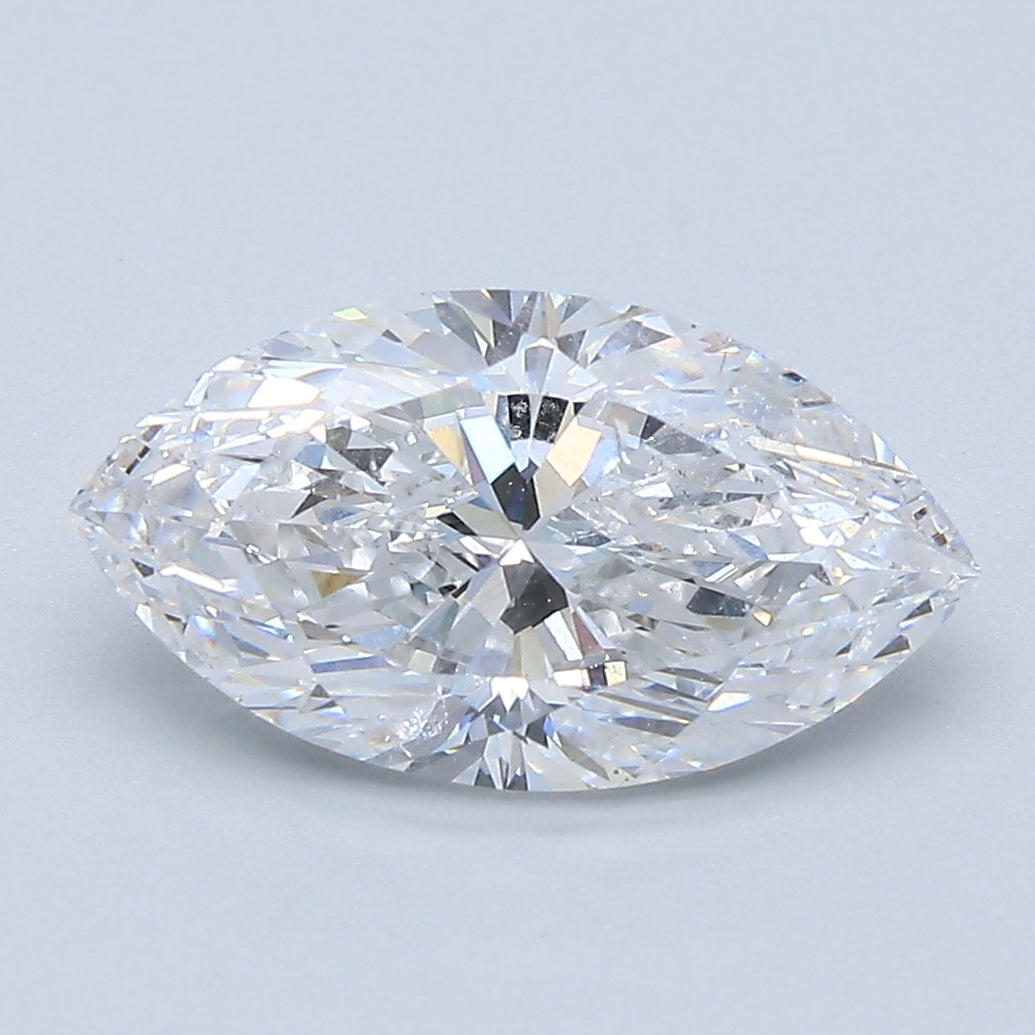 2.51ct Marquise Natural Diamond — D SI2, GIA Certified
