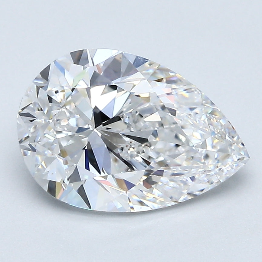 2.51ct Pear Natural Diamond — D VS2, GIA Certified