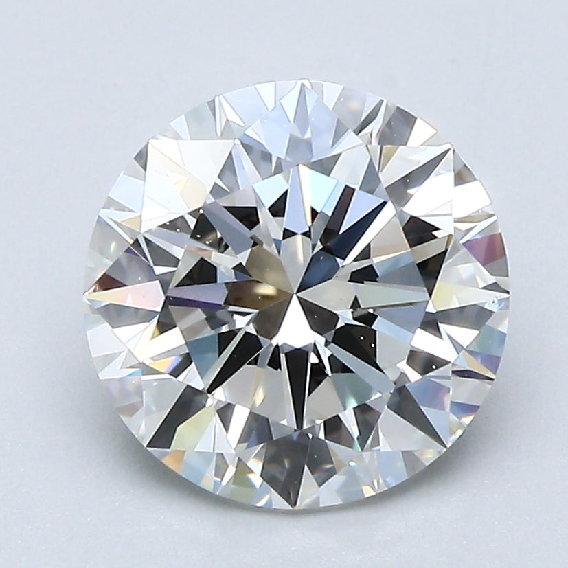 2.5ct Round Natural Diamond — F VS2, GIA Certified