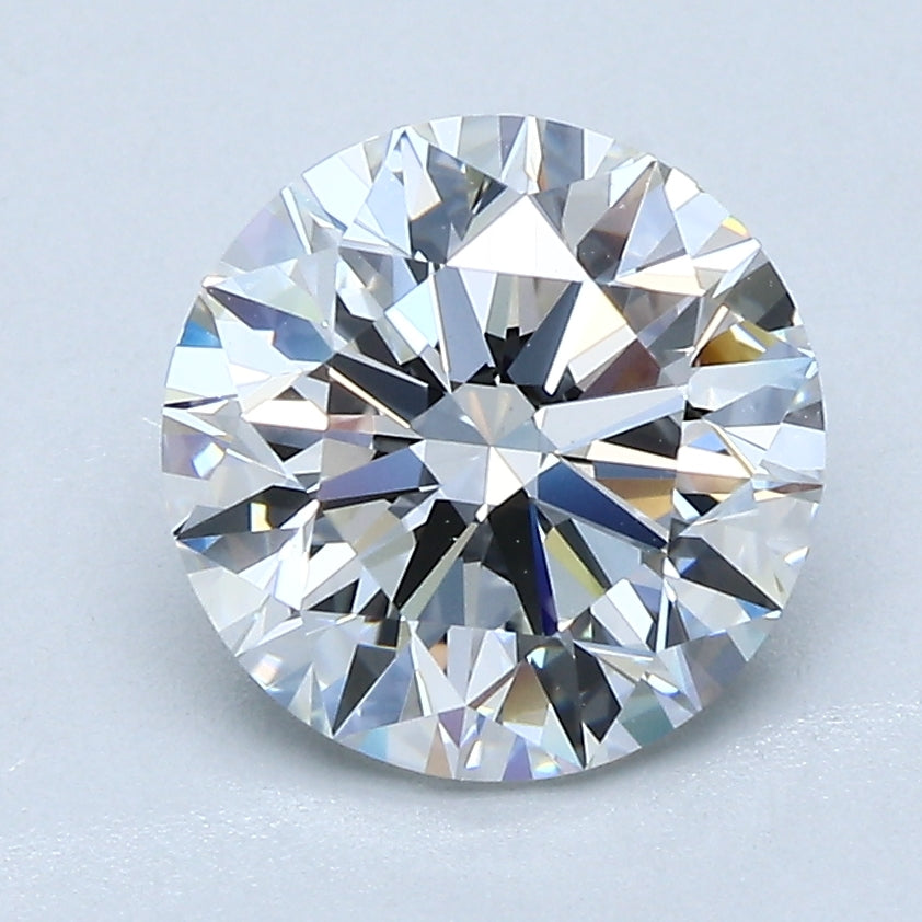 2.4ct Round Natural Diamond — F VS2, GIA Certified