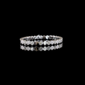 Lab-Grown Round Diamond Bangles Bracelet — Bezel Prong view 3