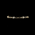Lab-Grown Round Diamond Station Bracelet — Bezel view 1