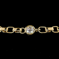 Lab-Grown Round Diamond Station Bracelet — Bezel view 2