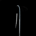 Lab-Grown Round Diamond Tennis Bracelet — Prong view 3