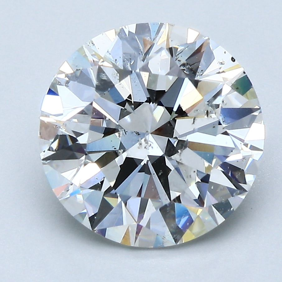 3.91ct Round Natural Diamond — G SI2, GIA Certified