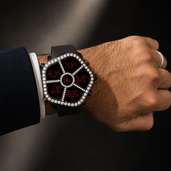 Jacob & Company Ghost Collection Digital Watch with Diamonds