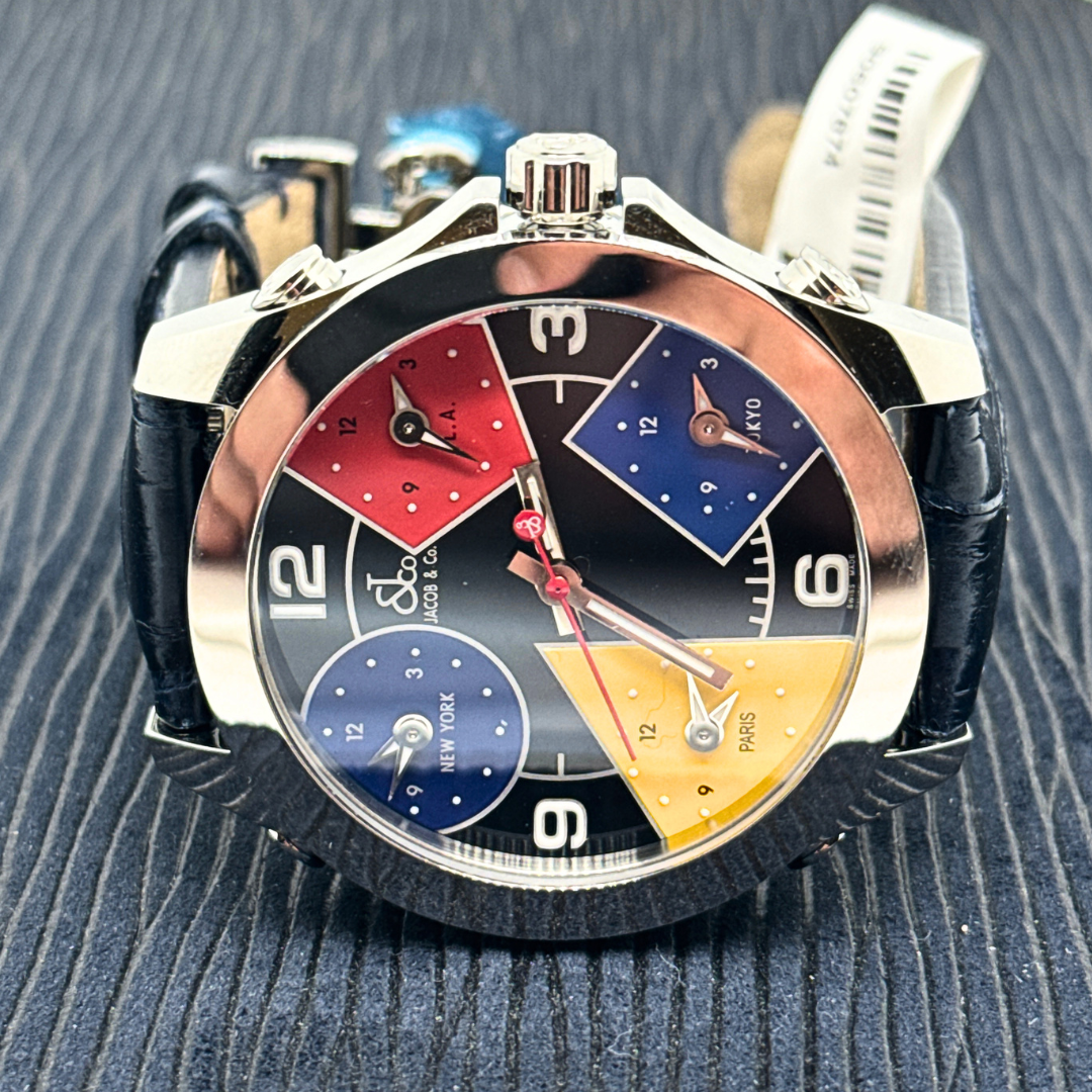 Jacob & Company Five Time Zone Watch - 40mm — Laura Milman New York