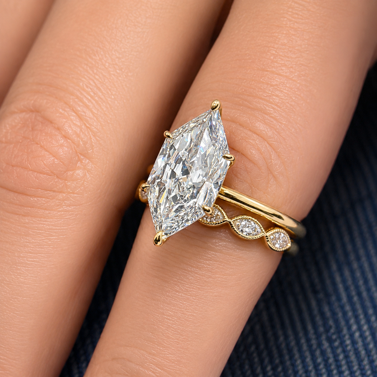 Dutch Marquise Engagement Ring (Set) - Laura Milman New York