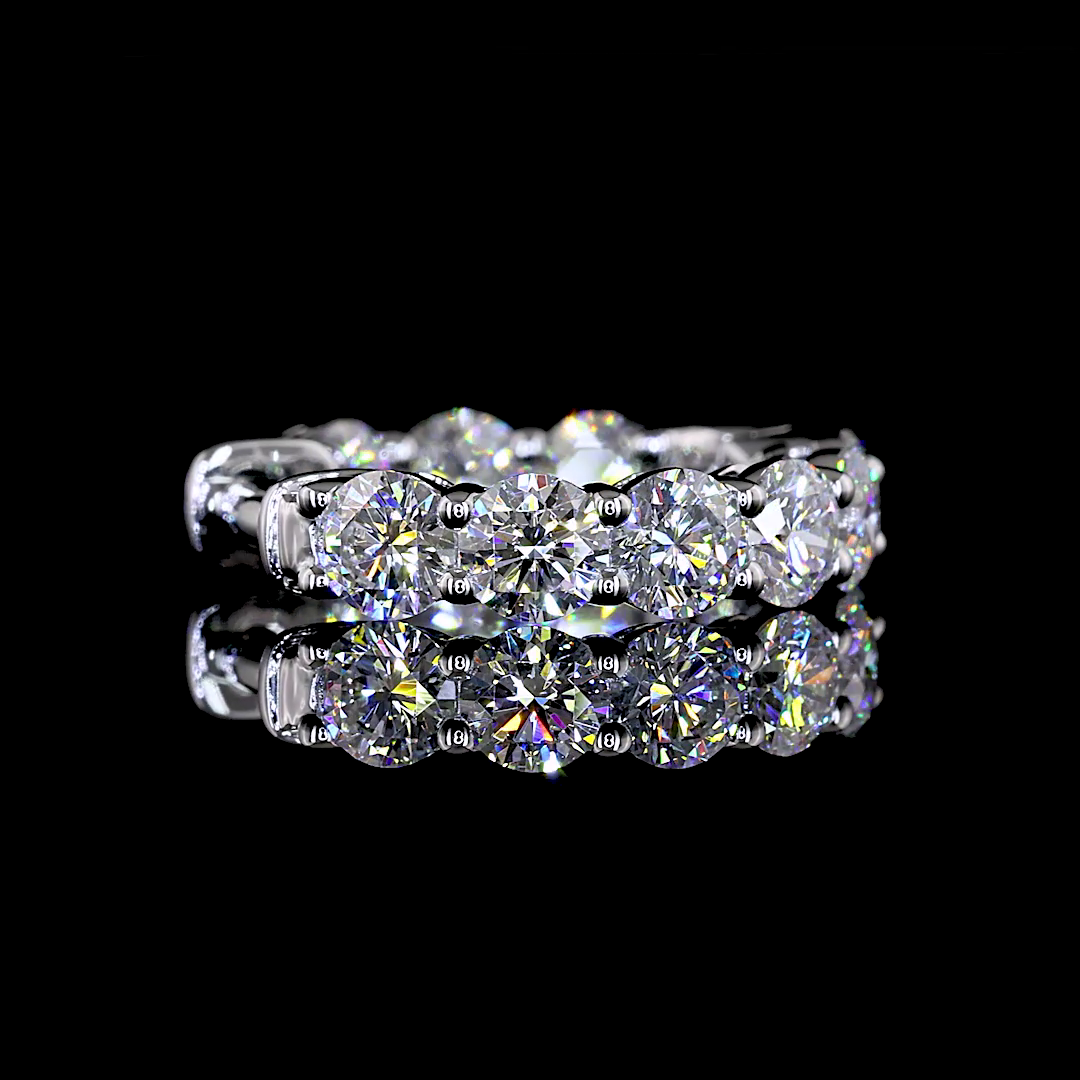 1.89 CT Round Lab Grown Diamond Huggie Earrings in 14K White Gold — Laura Milman New York