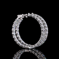 Lab-Grown Round Diamond Hoops Earring — Prong, view 5