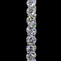 Lab-Grown Round Diamond Hoops Earring — Prong, view 7